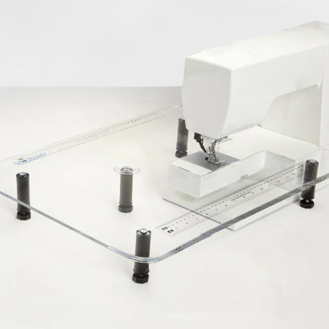  Sew Steady extension tables are the perfect way to expand your workspace.