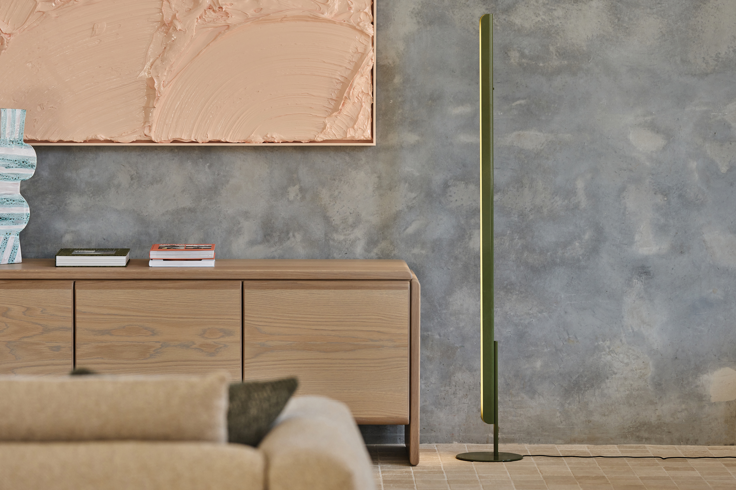 Jardan Lighting Louey Floor Light Moss 07