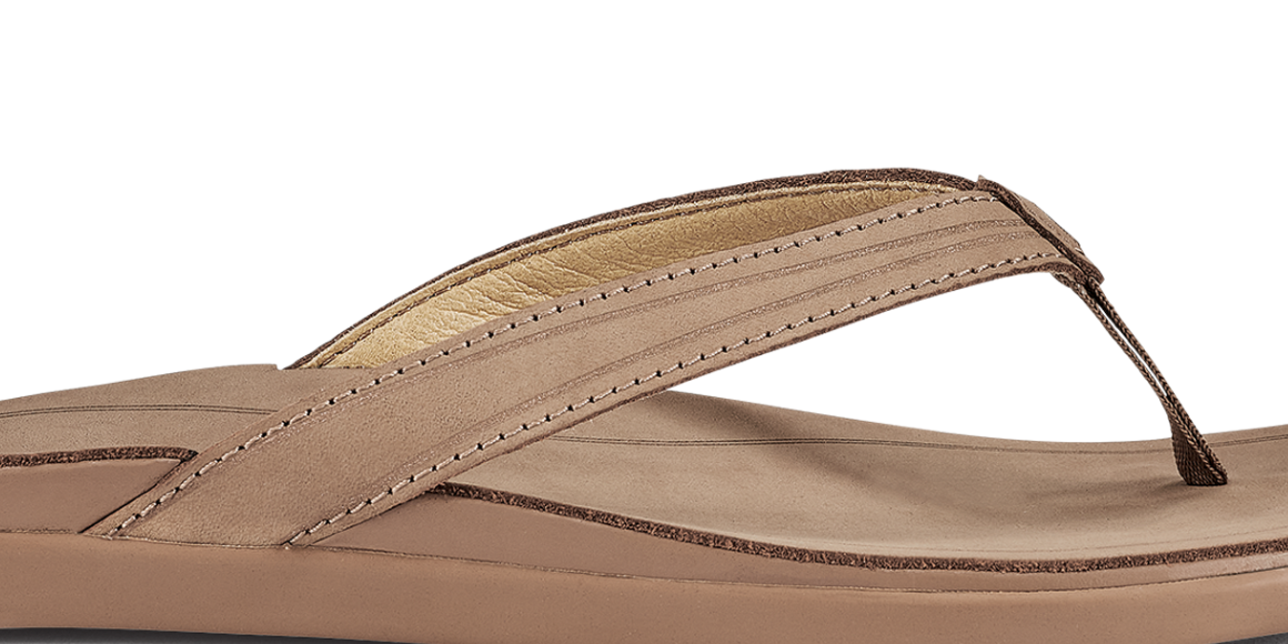 OluKai ‘Aukai Tan Women's Leather Sandals OluKai Europe