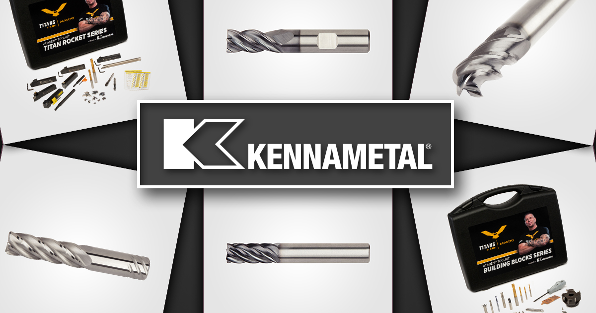 Kennametal End Mills Best Performing MRR Solid Carbide Tooling