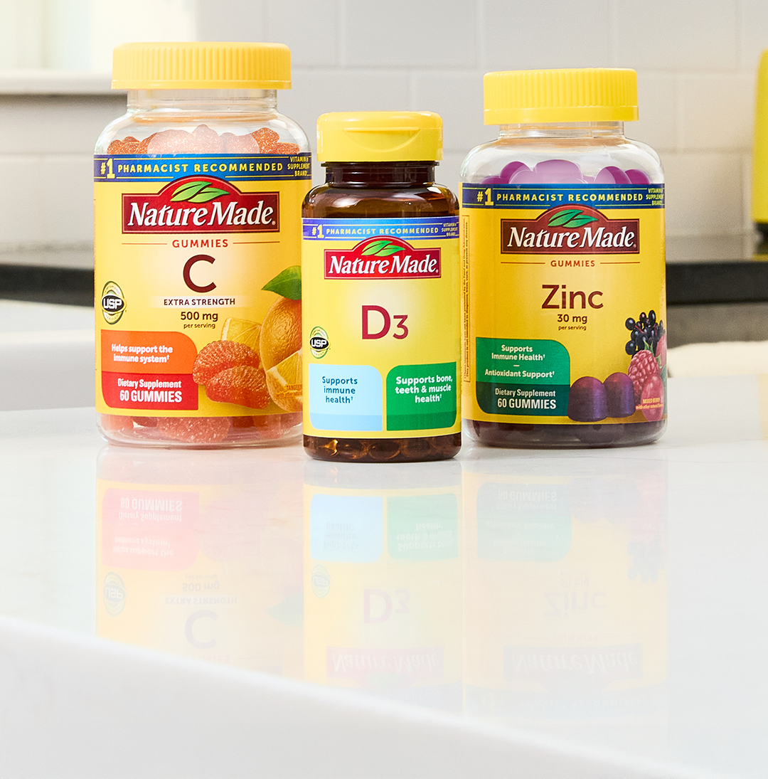 Immune Support Supplements: Vitamin C, Vitamin D3, and Zinc