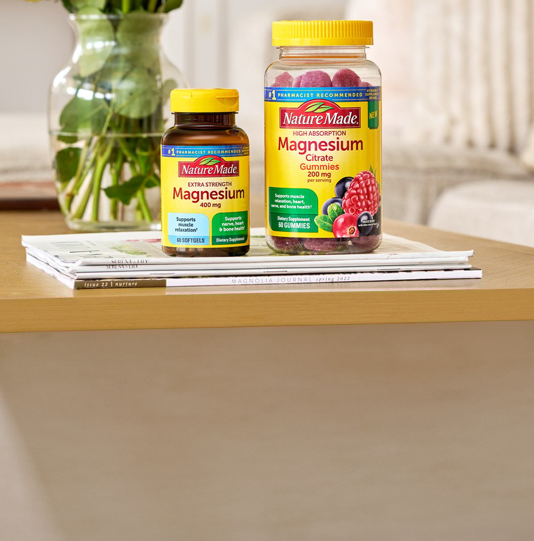 Nature Made Magnesium supplements