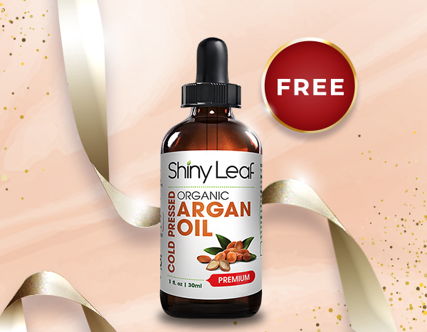 Shiny Leaf New Year Promotion - FREE Argan Oil