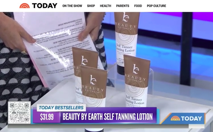 Video of Beauty By Earth of the Today Show 