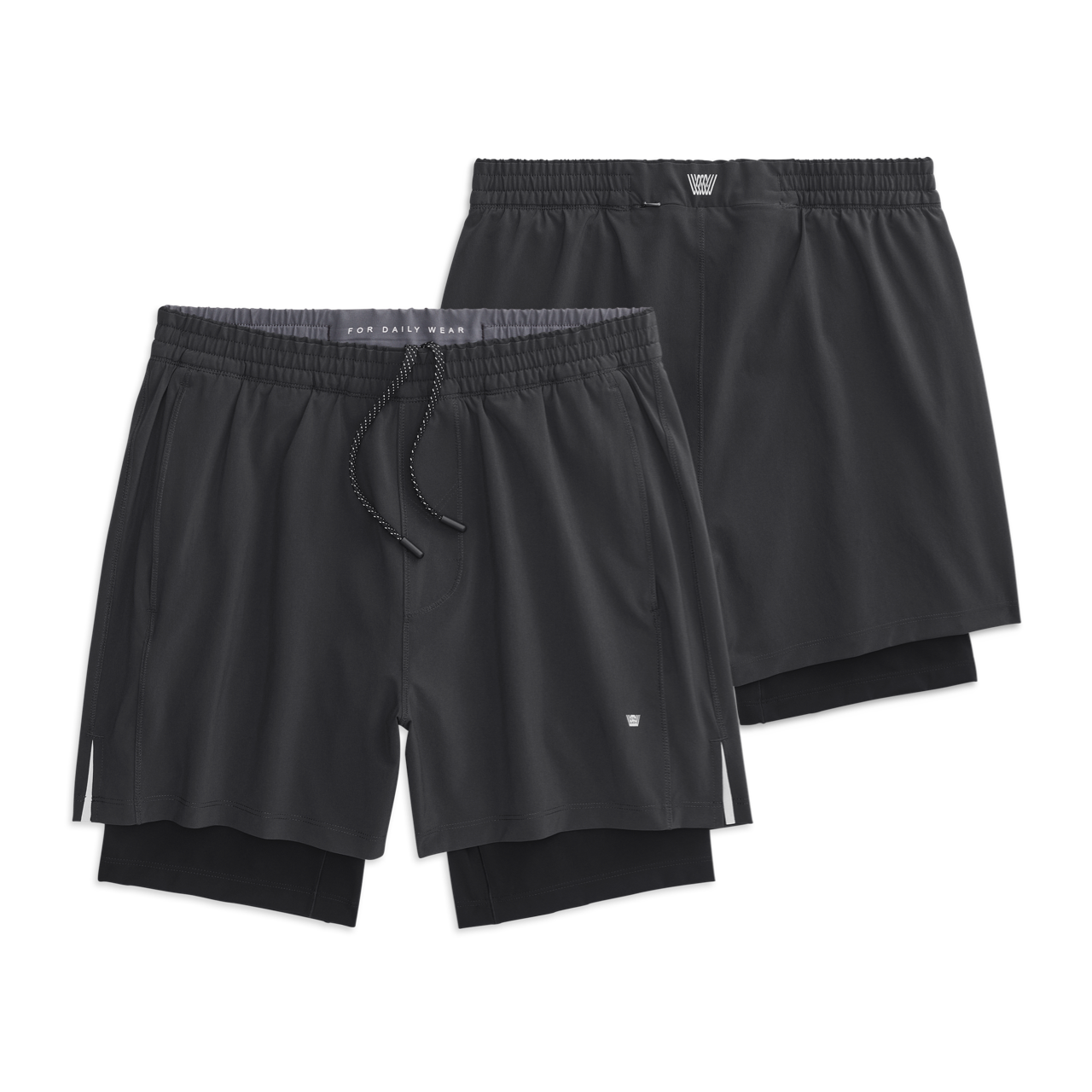 Limitless Compression Short, Charcoal