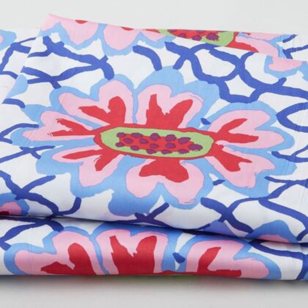 shop vibrant designer fabric prints for quilting and sewing projects.