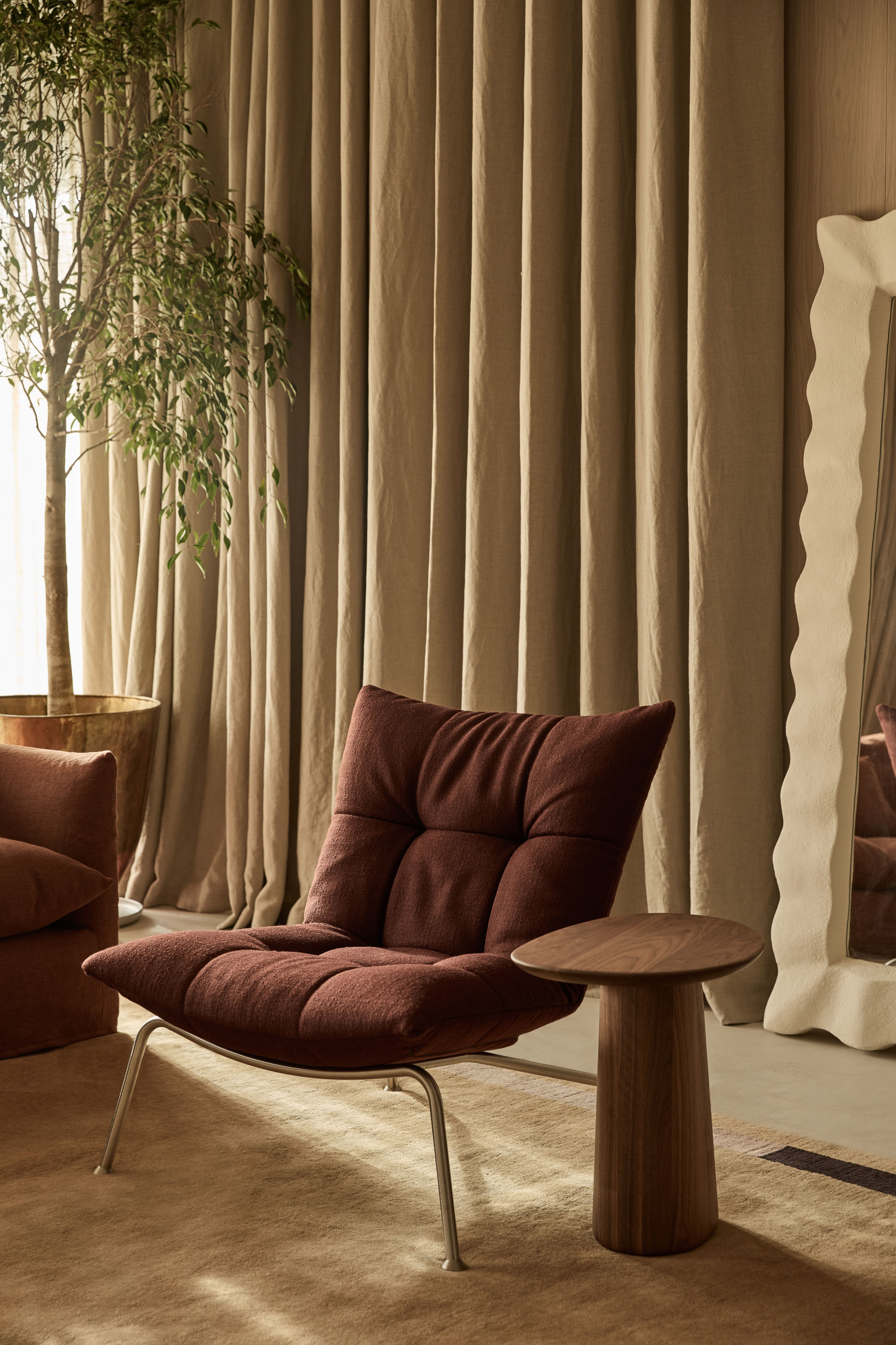 JardanRidley Armchair Rhys SideTable Robbi Floor Mirror Maeve Rug 2