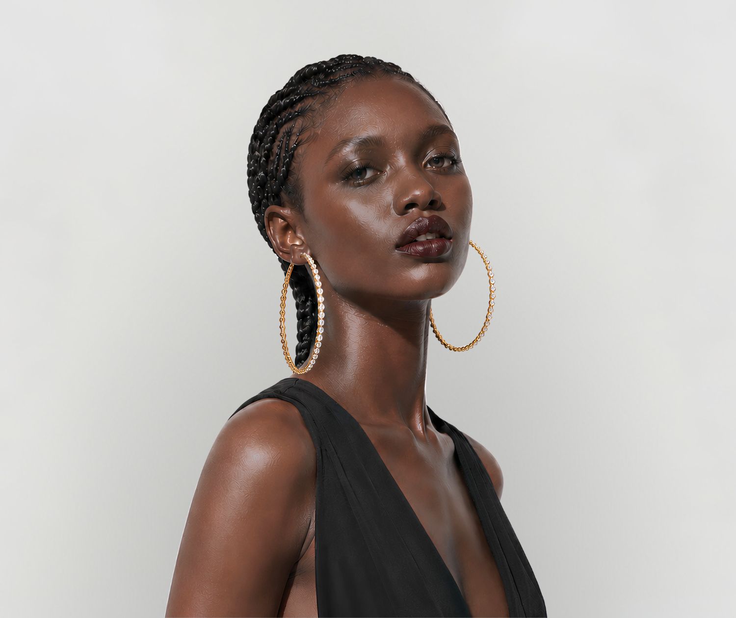 Banner image of Jevar Diamond Hoop Earrings collection