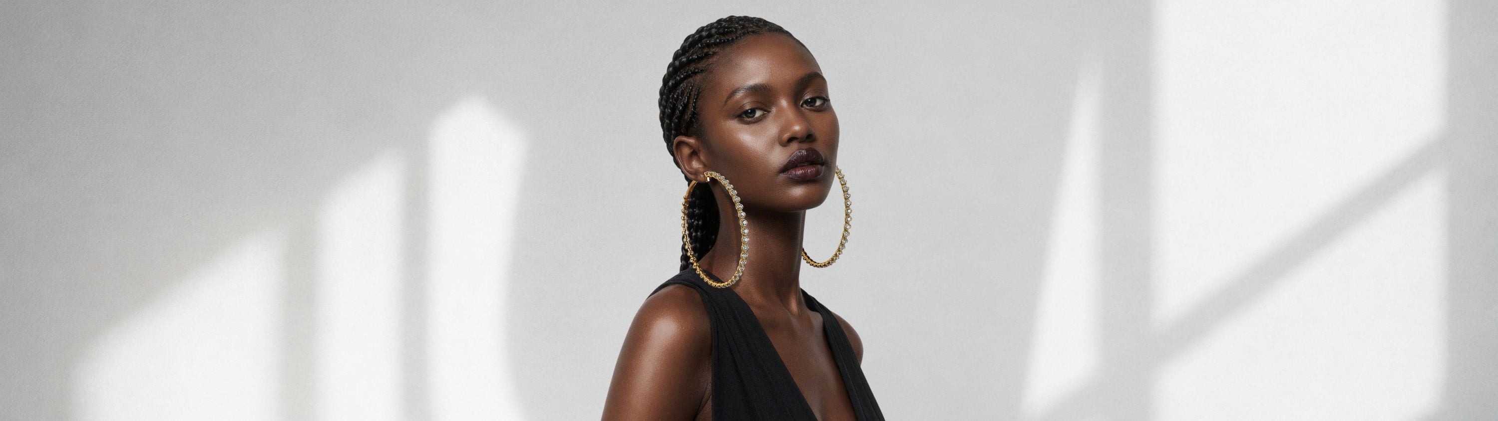 Banner image of Jevar Diamond Hoop Earrings collection