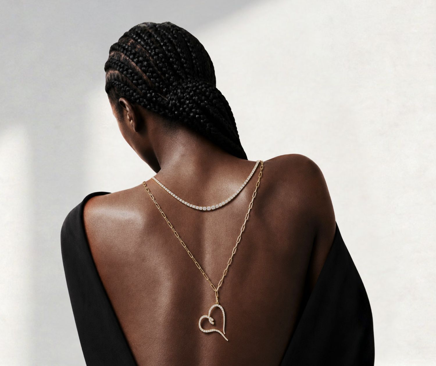 Banner image of Jevar Diamond Heart Necklaces collection