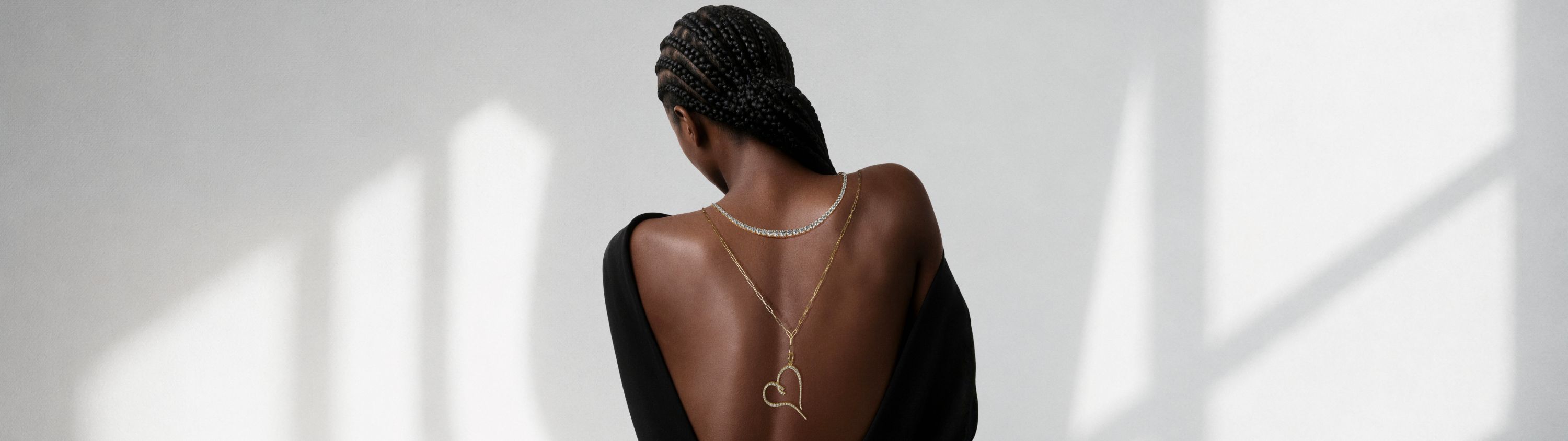 Banner image of Jevar Diamond Heart Necklaces collection
