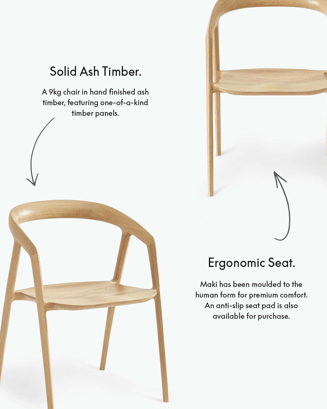 Natural Maki Dining Chair