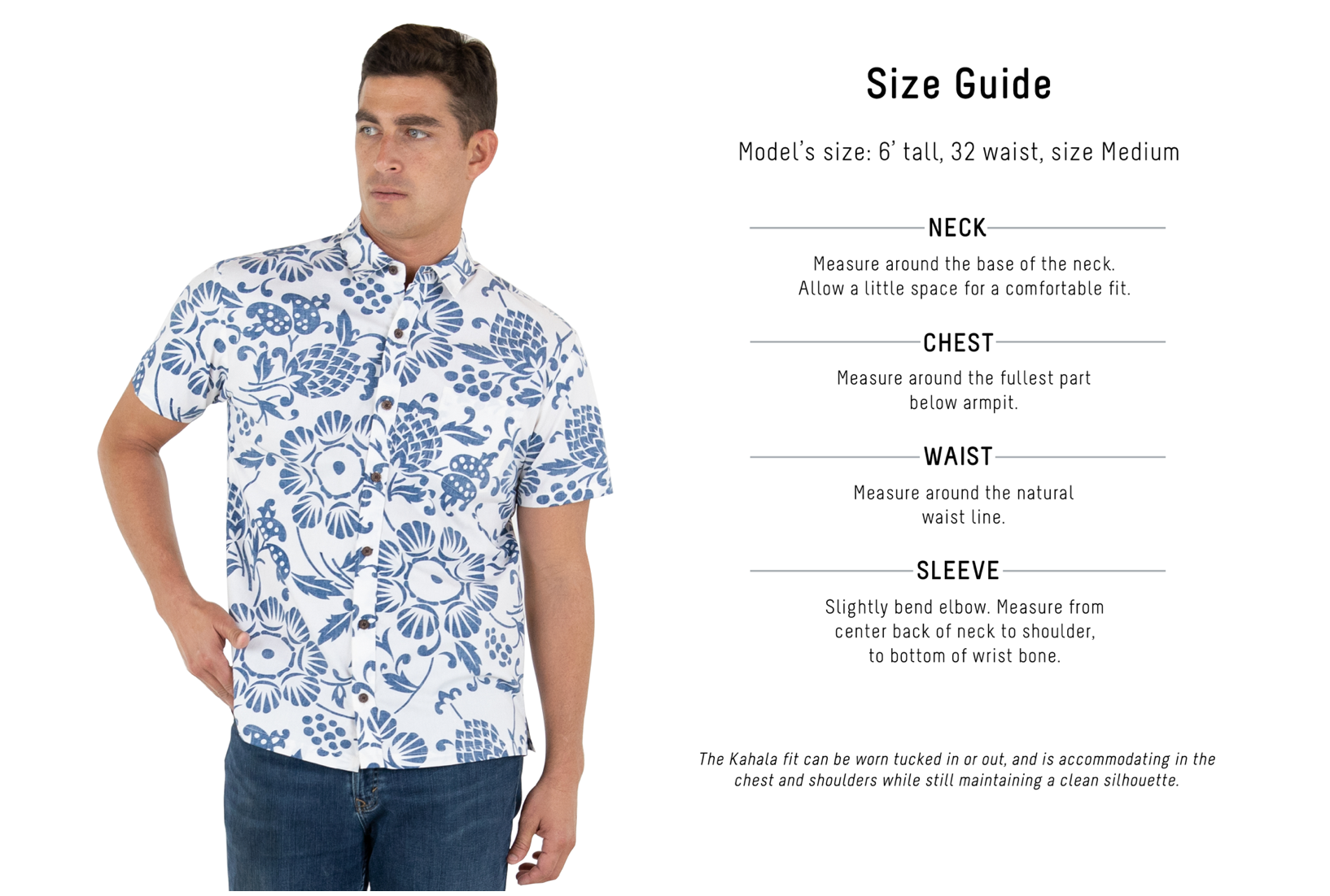 Size Guide Kahala