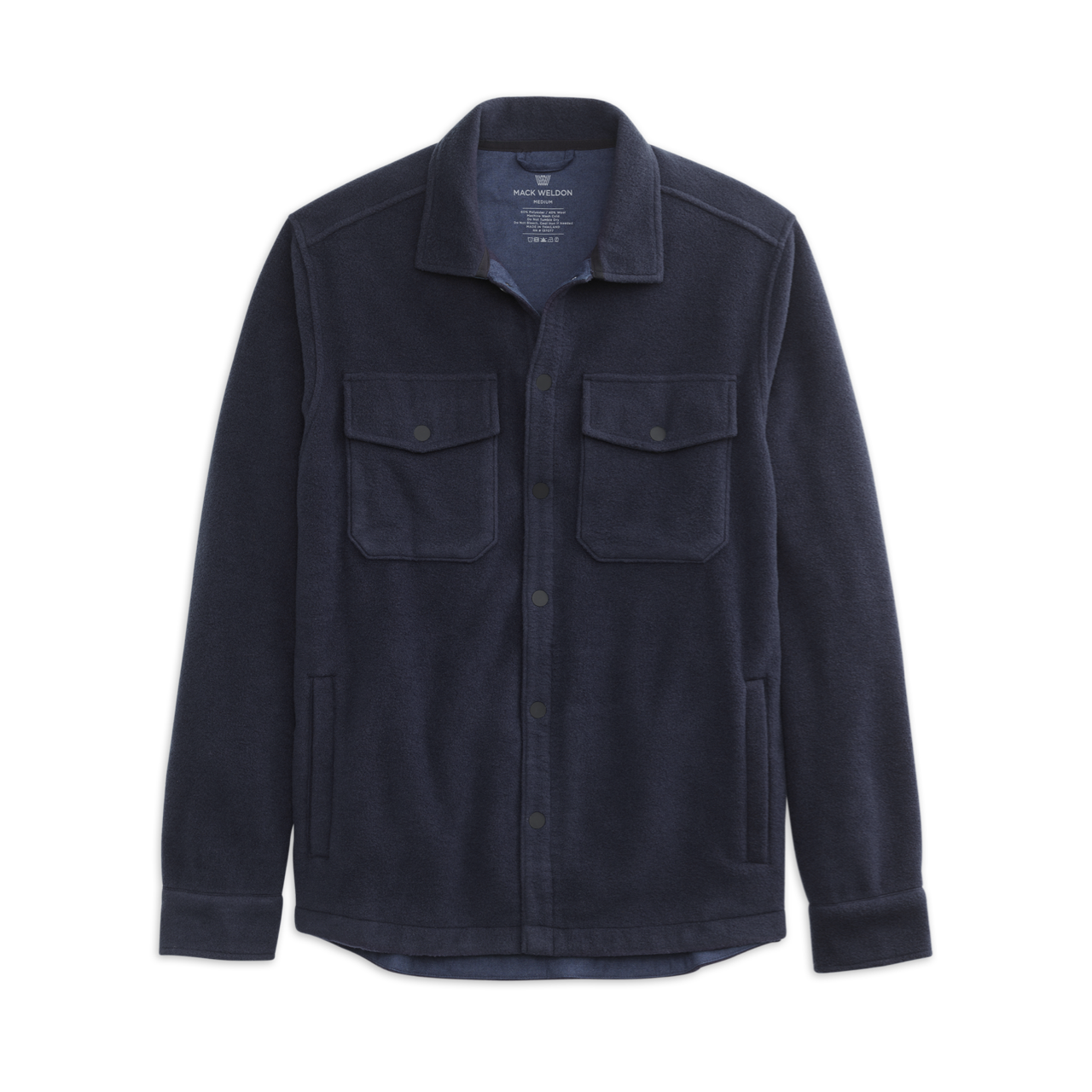 Layflat image of Merino Fleece Shirt Jacket