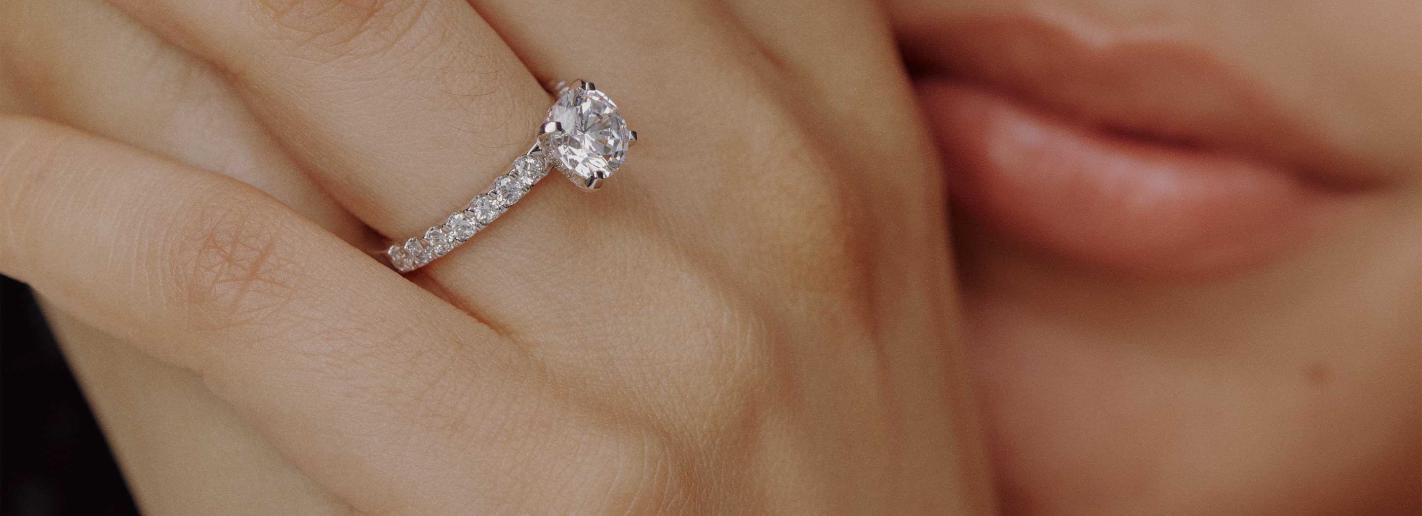 Hidden Halo Engagement Rings