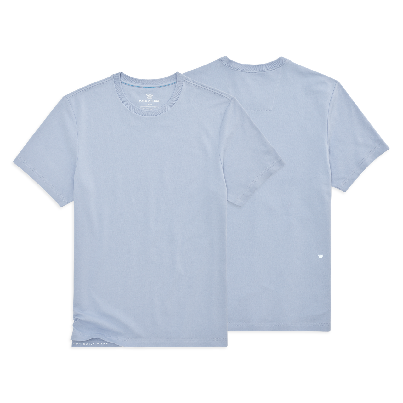 Layflat image of SILVER Pique T-Shirt