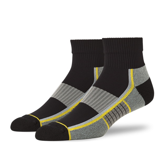 2-Pack AIRKNITˣ High Ankle Socks Bright White Outline