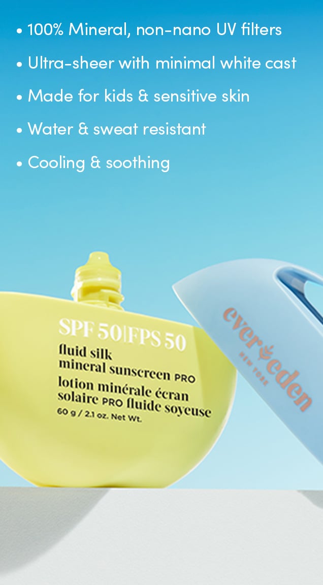 100% Mineral Suncare
Minimal white cast
Made for kids & sensitive skin
Water & sweat resistant
Cooling and soothing