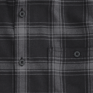 WARMKNIT Flannel Shirt True Black Cabin Plaid – Mack Weldon