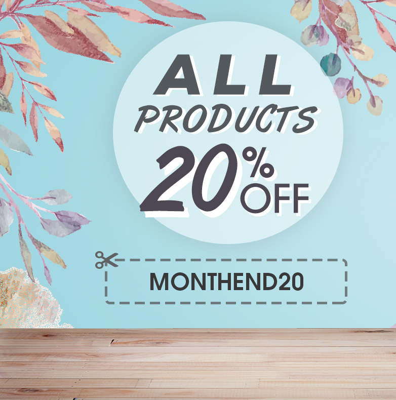 Shiny Leaf Month End Sale - All Products 20% OFF