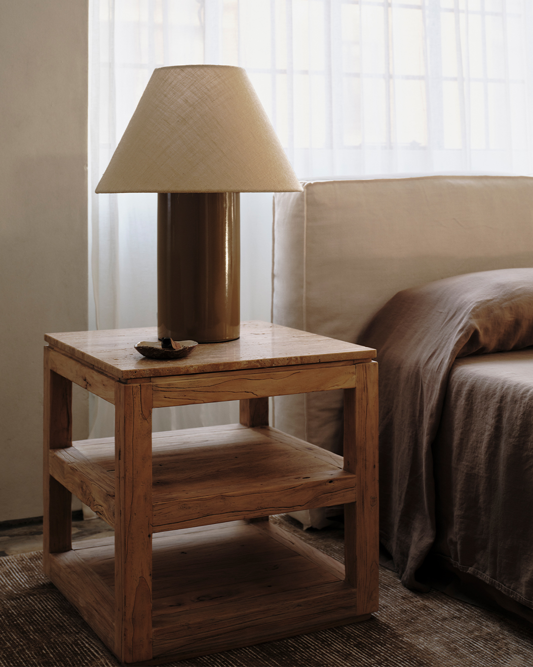 Axol Side Table With Shelf