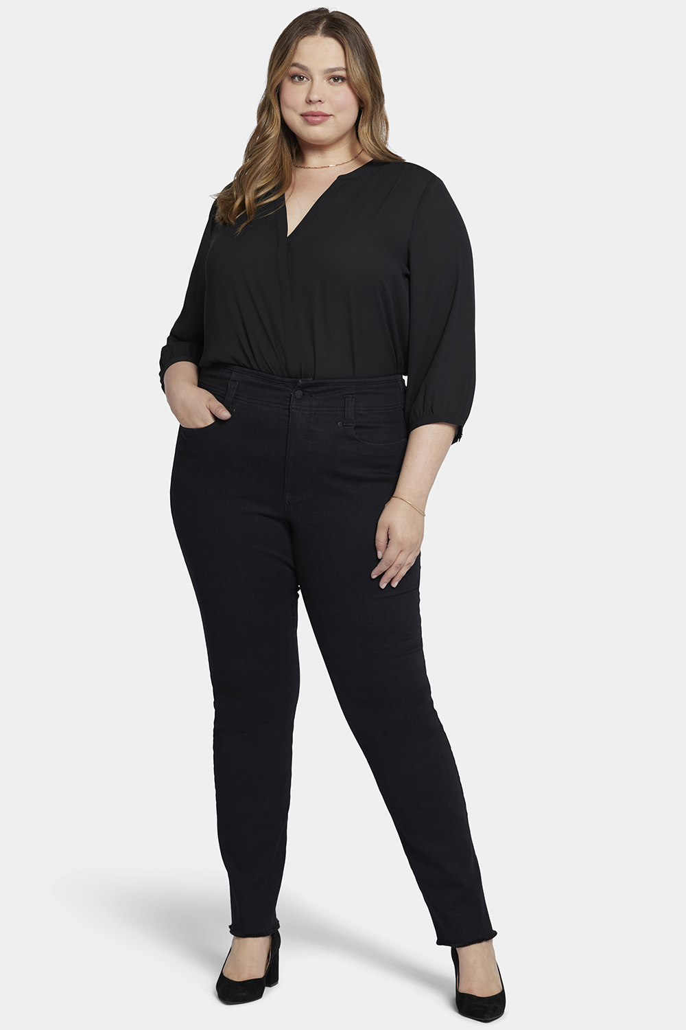 Women's Plus Wide Leg Jeans - High Rise, Ankle & More | NYDJ Apparel