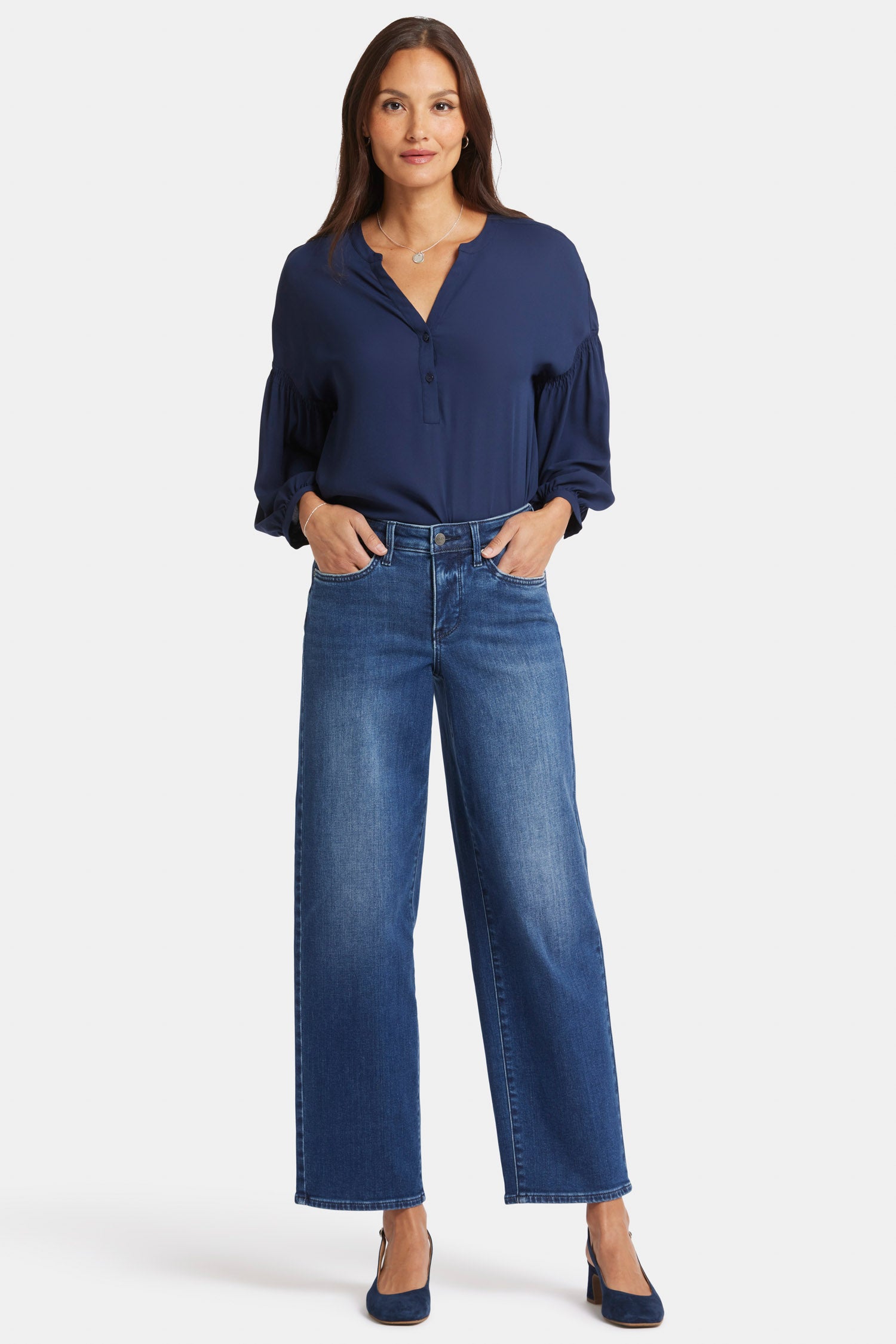 Women's Petite Wide Leg Jeans | NYDJ Apparel