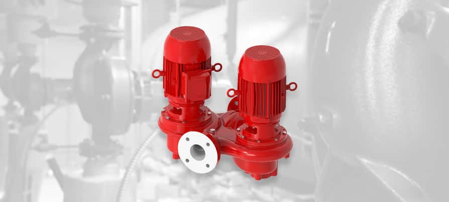 Bell & Gossett Series e-82 & e-82SC Twin In-Line Centrifugal Pumps