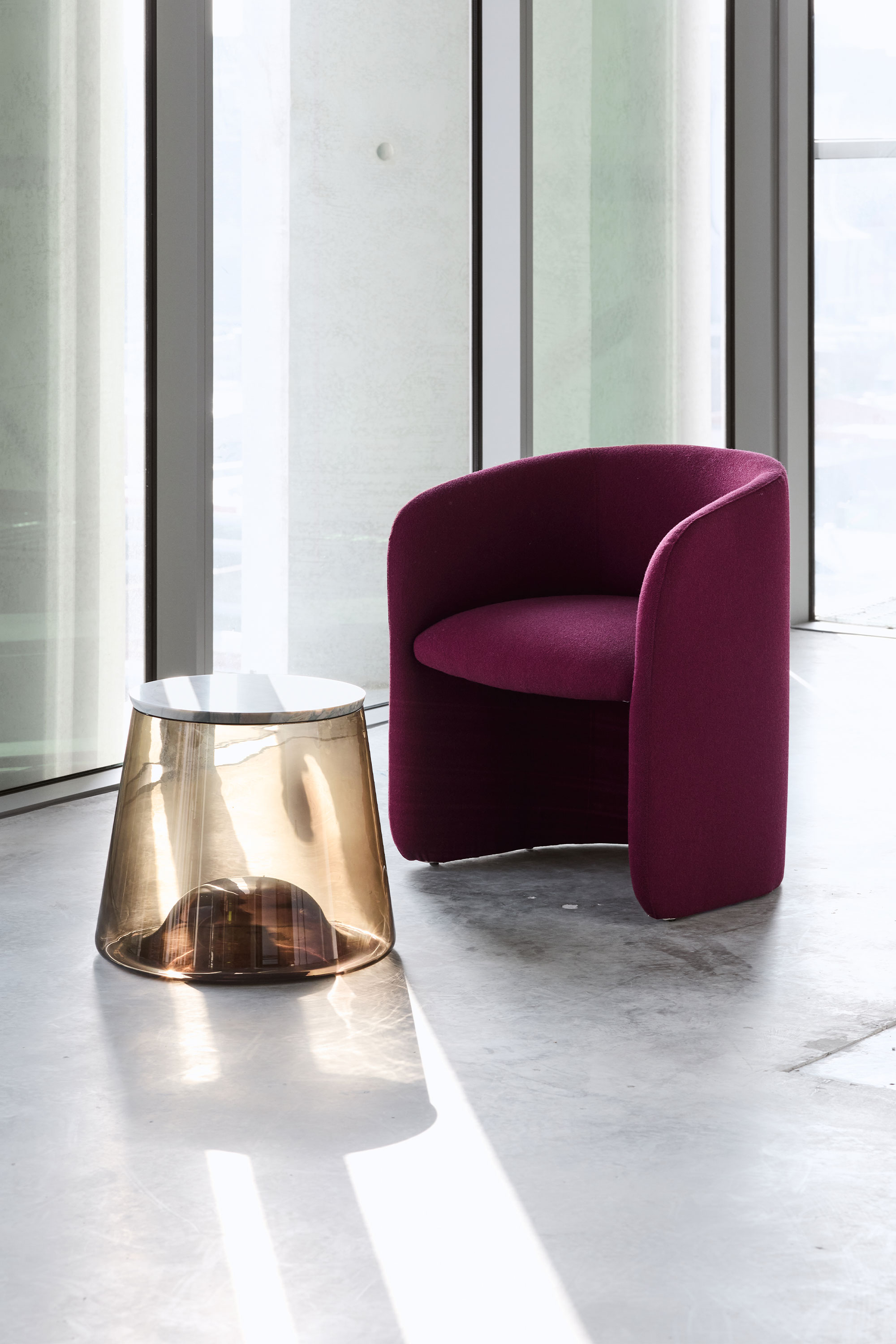 Jardan Bureau Tali Armchair Ecowool Mahogany Romy Side Table 02