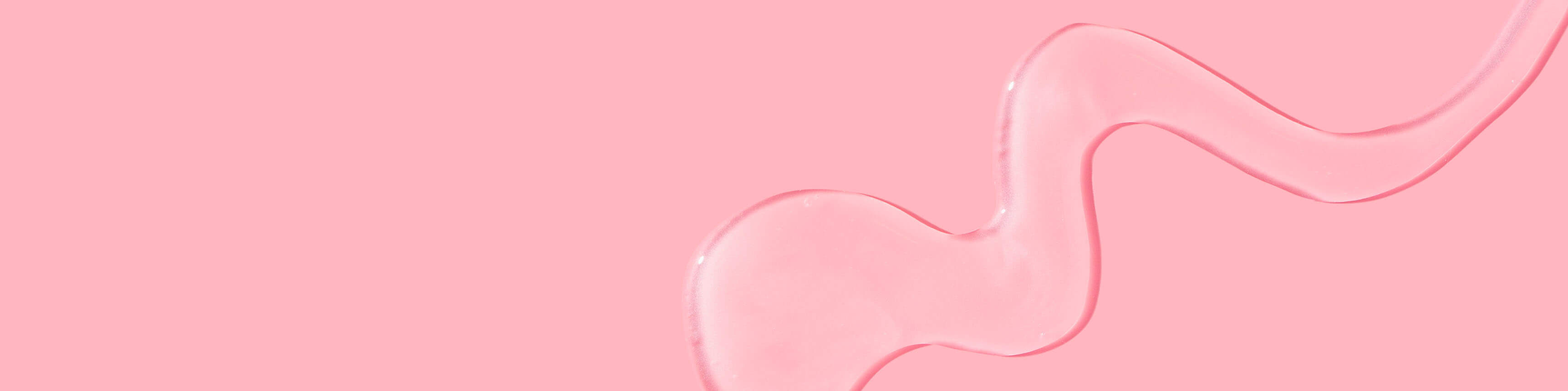 hair gel on pink background