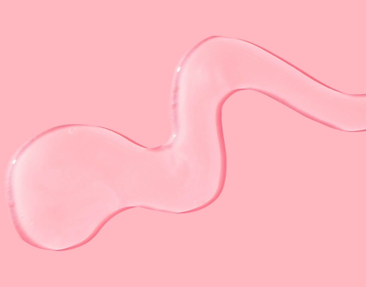 hair gel on pink background