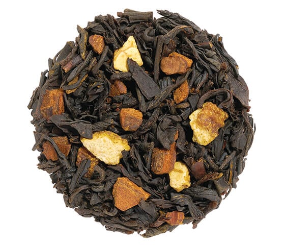 Sweet Orange Spice tea pile