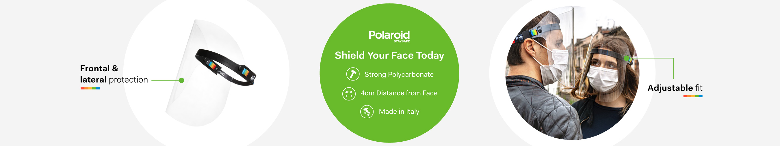 Polaroid Staysafe Face Shield at 1001 Optical