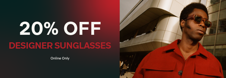 20% off sunglasses at 1001 Optometry