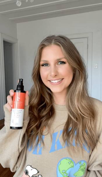 Woman with Beauty by Earth's Sea Salt Spray