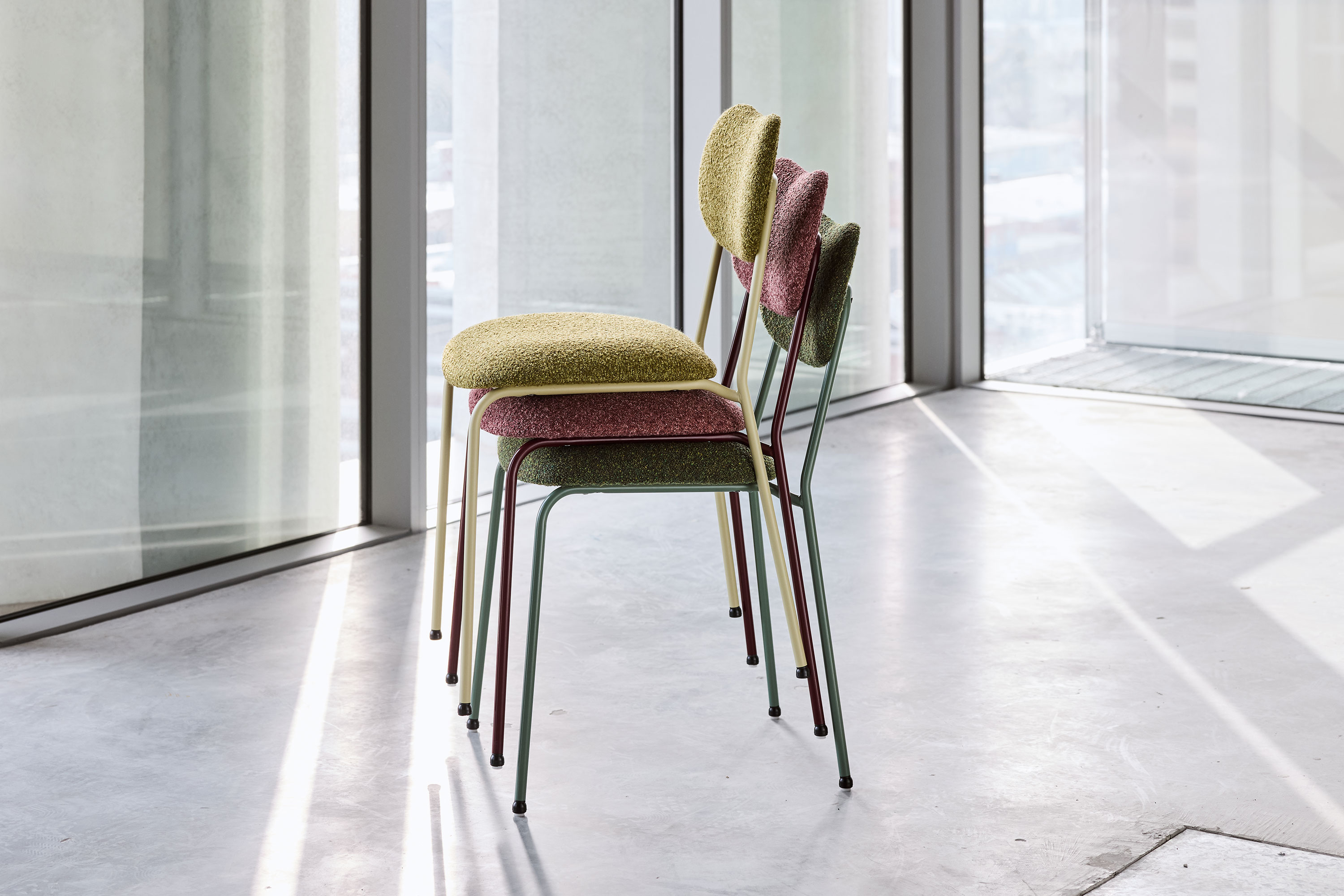Jardan Bureau Kai Chairs Reform MahoganySageBarley