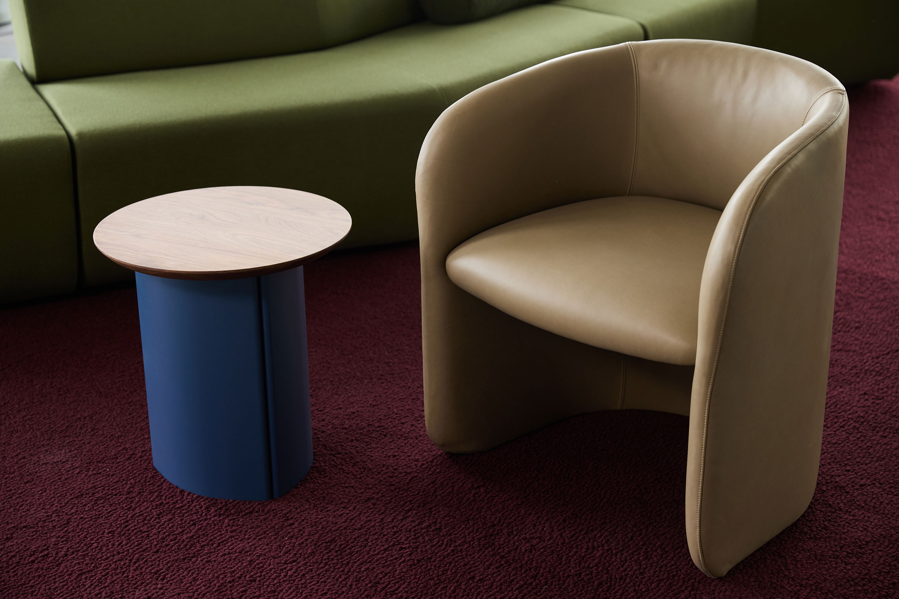 Jardan Bureau Tali Armchair Greyson Caramel Soren Side Table Walnut Nocturne