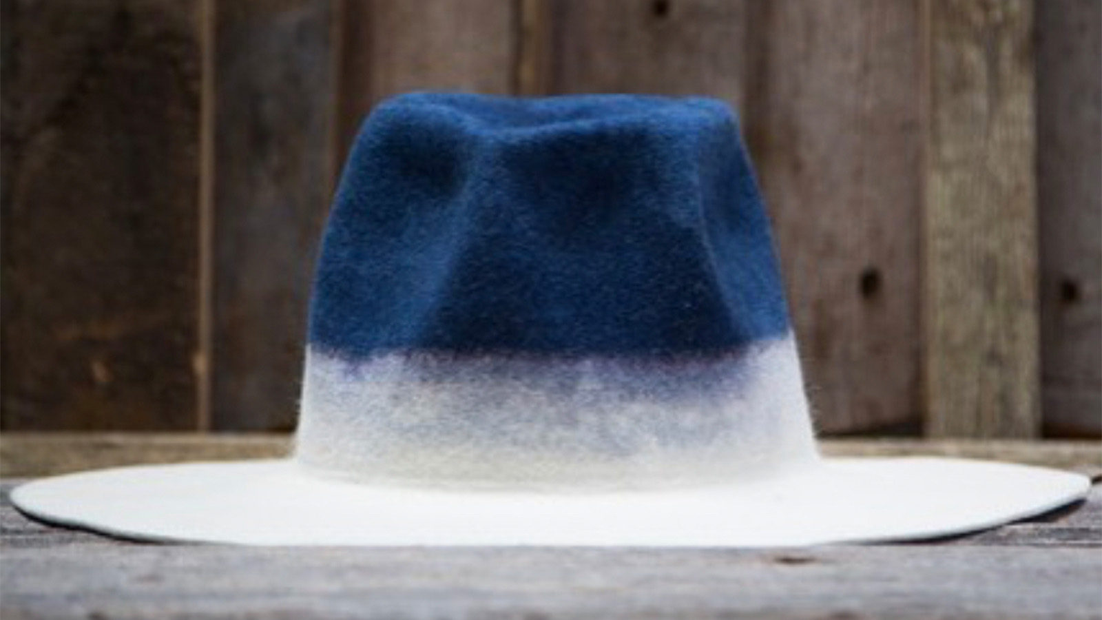 Design
Indigo dyed
Material
100% Western Beaver Fur Felt Hat sustainably acquired
Specifications
125 grams of Wild Beaver Fur Felt.  Handcrafted in our atelier in NYC.  Please allow 6-8 weeks to custom make this special piece.