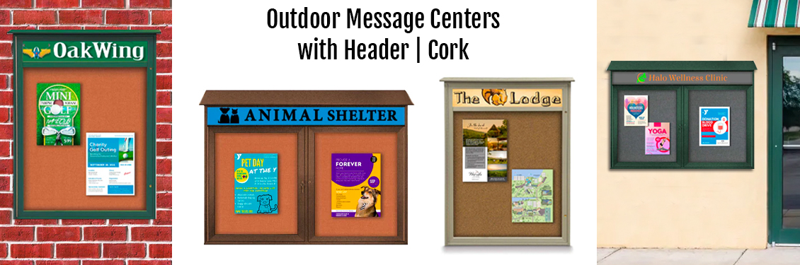 Outdoor-Message-Centers-with-Header---Cork