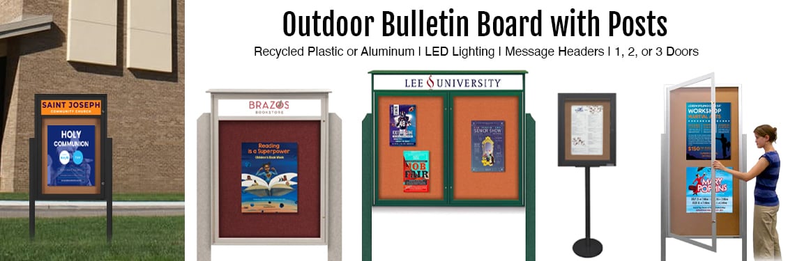 Outdoor-Bulletin-Board-with-Posts-copy