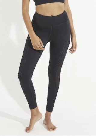 Spell Lace Ankle Length Legging - Black