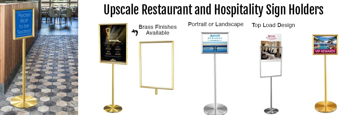 Upscale-Restaurants-and-Hospitality-Sign-Holders