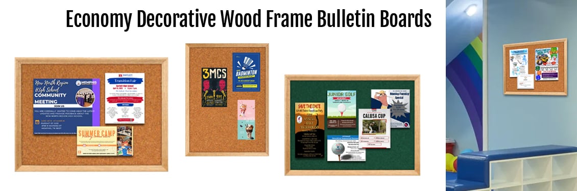 Economy-Decorative-Wood-Frame-Bulletin-Boards--copy