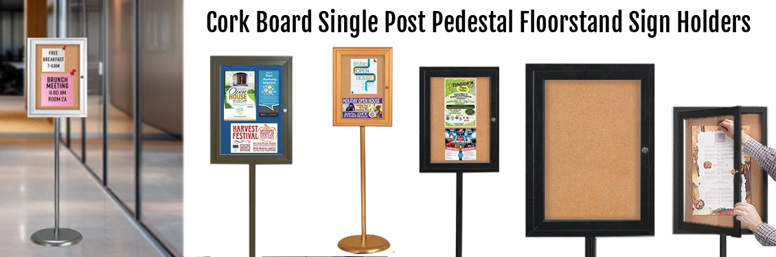 Cork-Board-Single-Post-Pedestal-Floorstand-Sign-Holders-copy