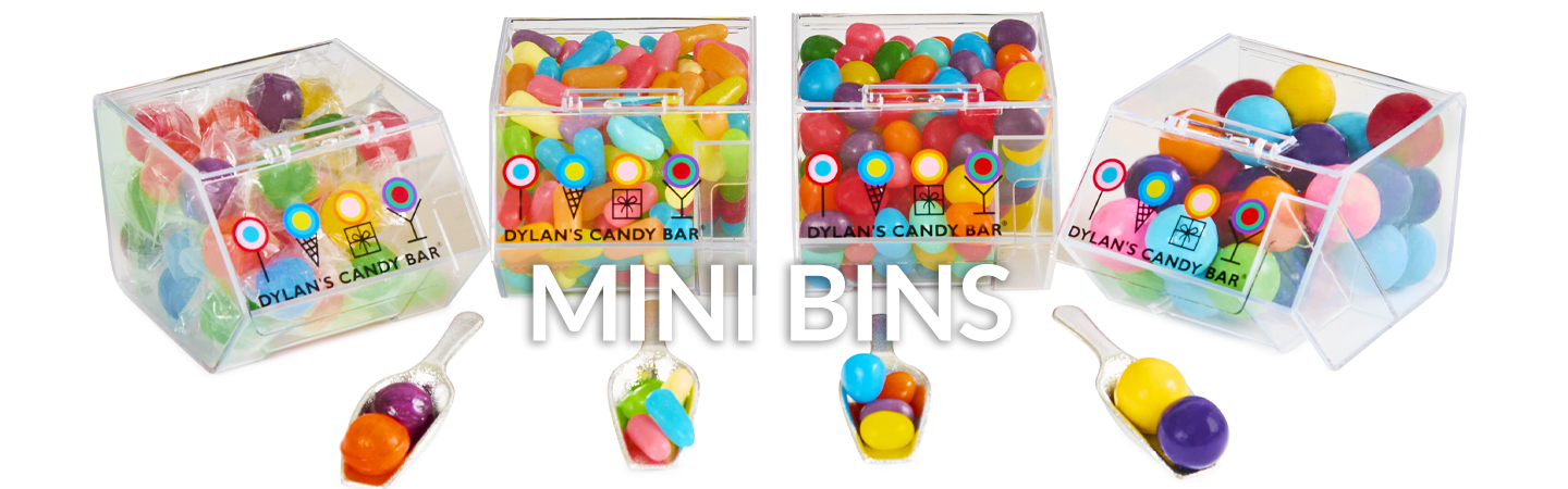 Mini Plastic Candy Bins  Mini Candy Containers with Sweets