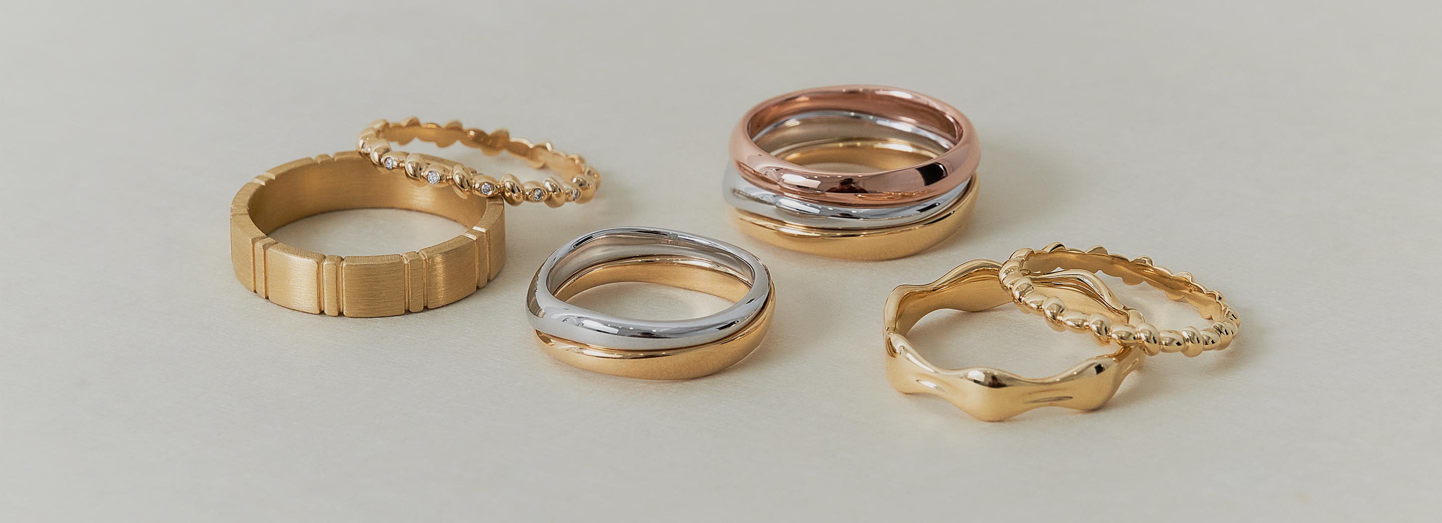 Stackable Diamond Engagement & Wedding Rings | Holden