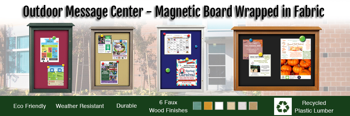 Outdoor-Message-Center---Magnetic-Board-Wrapped-in-Fabric---large