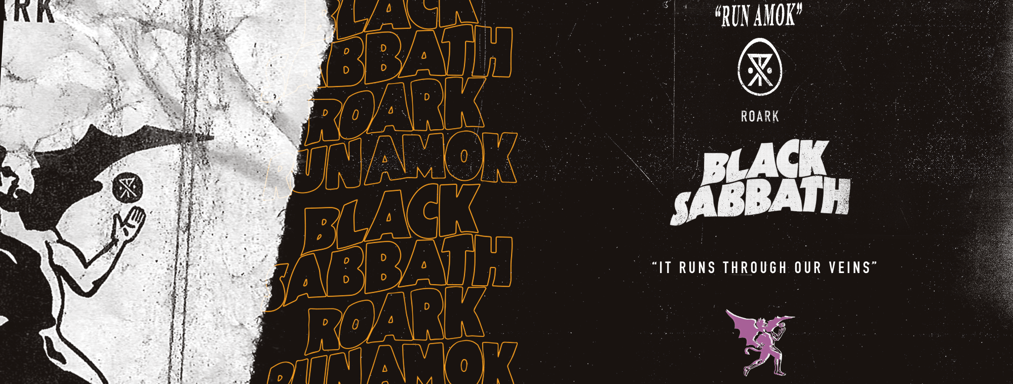Run Amok Rapper Black Sabbath x Run Amok | Roark Australia