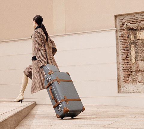 Centenary Grey & Caramel | Luxury Luggage | Globe-Trotter