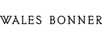 Wales Bonner logo in b&w German font